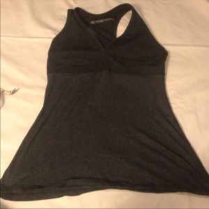 Beyond yoga bra top with built in bra